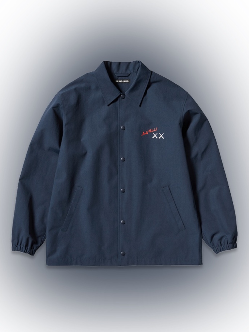 Uniqlo x KAWS & Andy Warhol Navy Blue Mens XL windbreaker jacket
